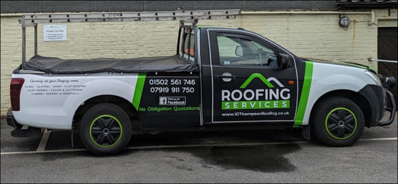 Professional roofers in Lowestoft